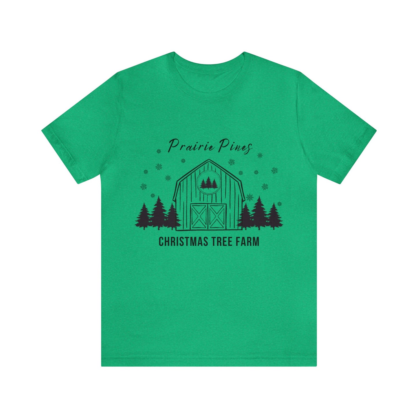 Prairie Pines Black Text - Unisex T-shirt