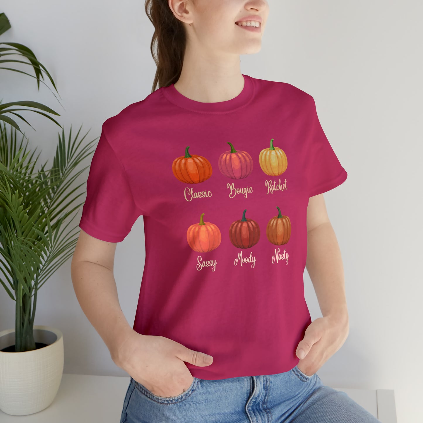 Savage Pumpkins, Unisex Jersey Short Sleeve Tee