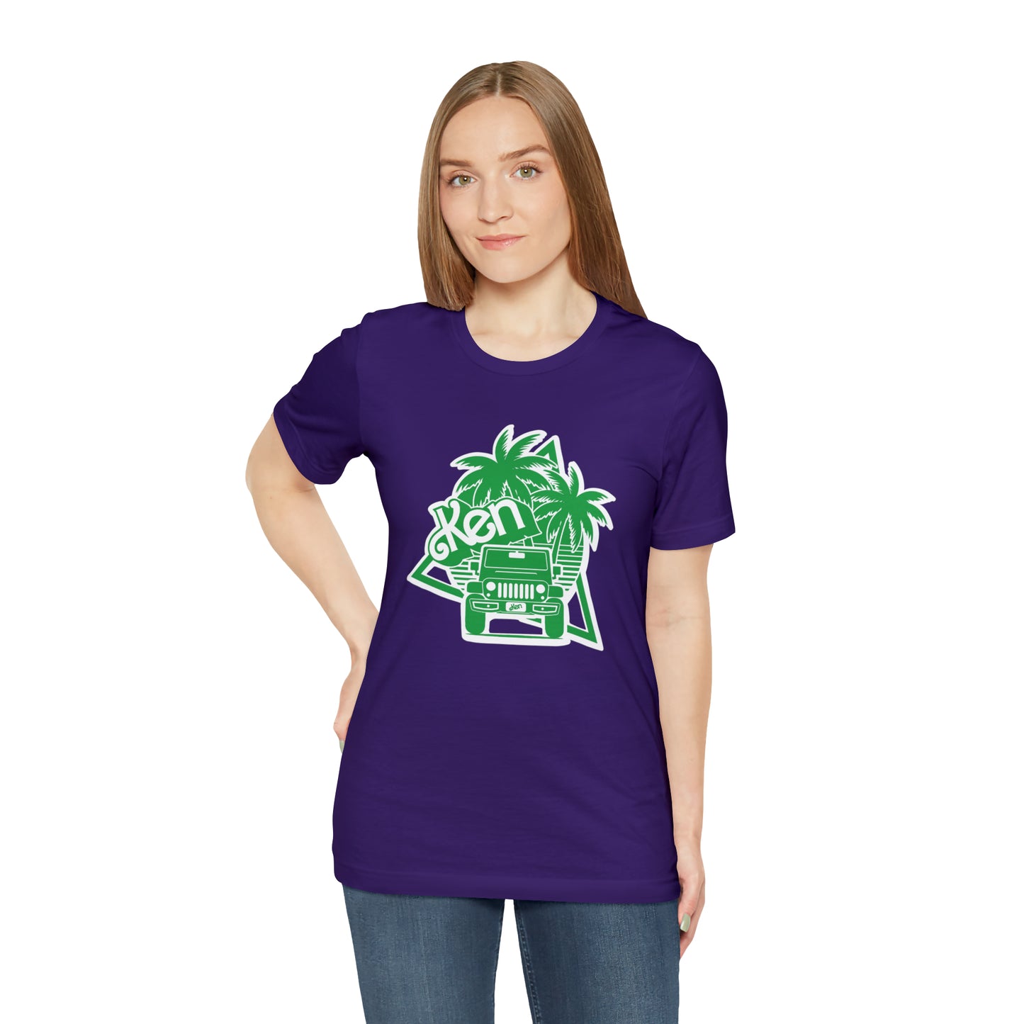 All green Ken, Beep Beep KEN Jeep, Unisex Jersey Short Sleeve Tee