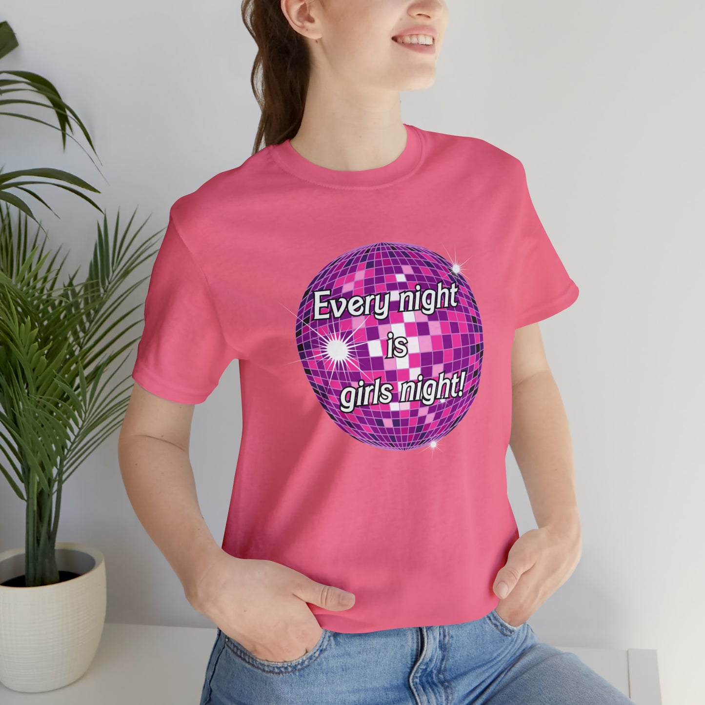 Disco Girls Night barbie, Unisex Jersey Short Sleeve Tee