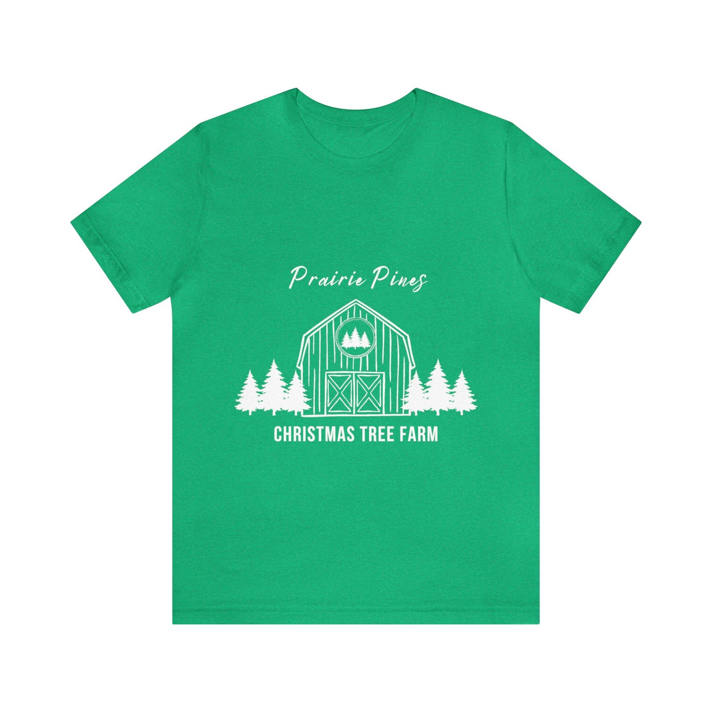 Prairie Pines White Text - Unisex T-shirt
