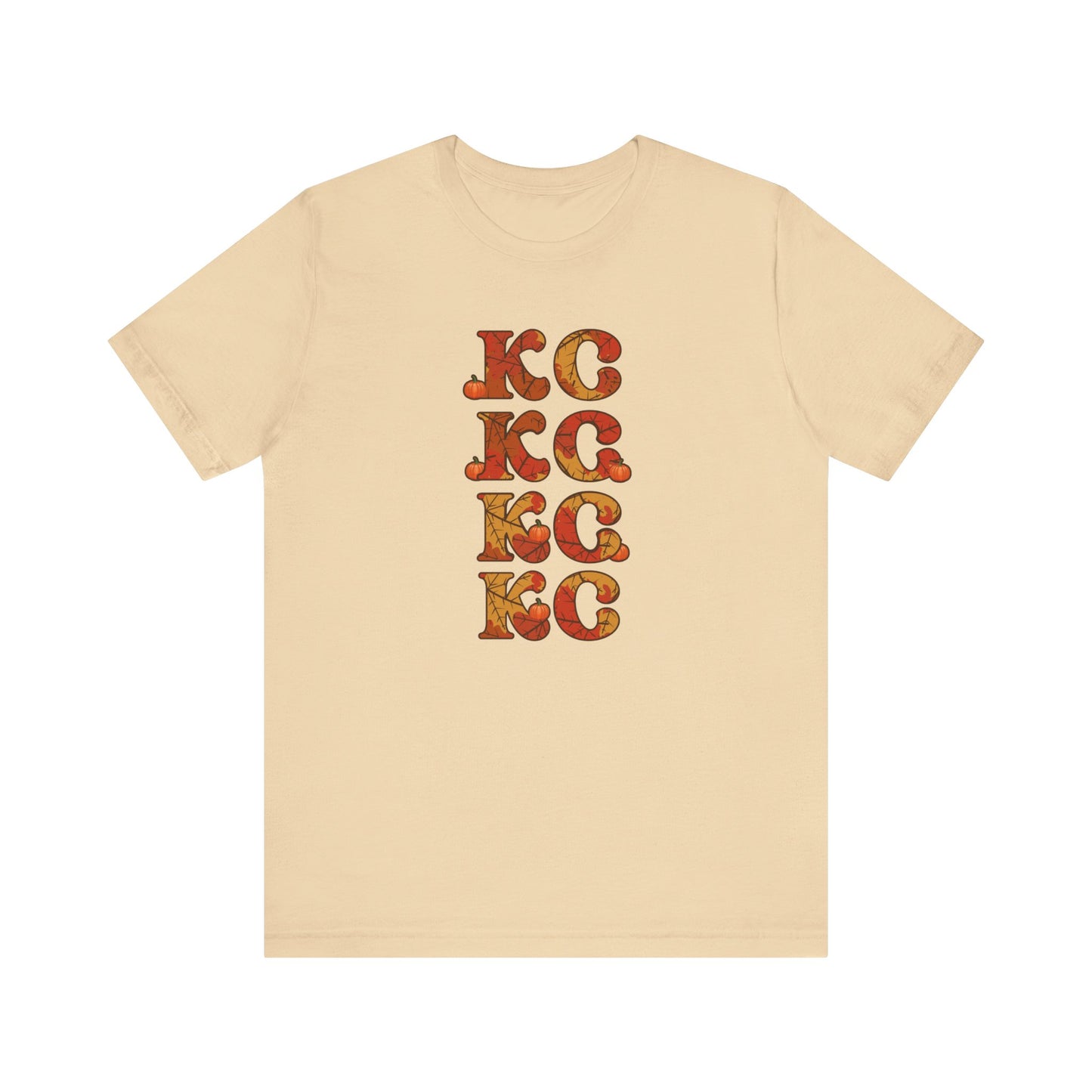 Leaves - Kansas City Fall, Unisex Jersey Short Sleeve Tee