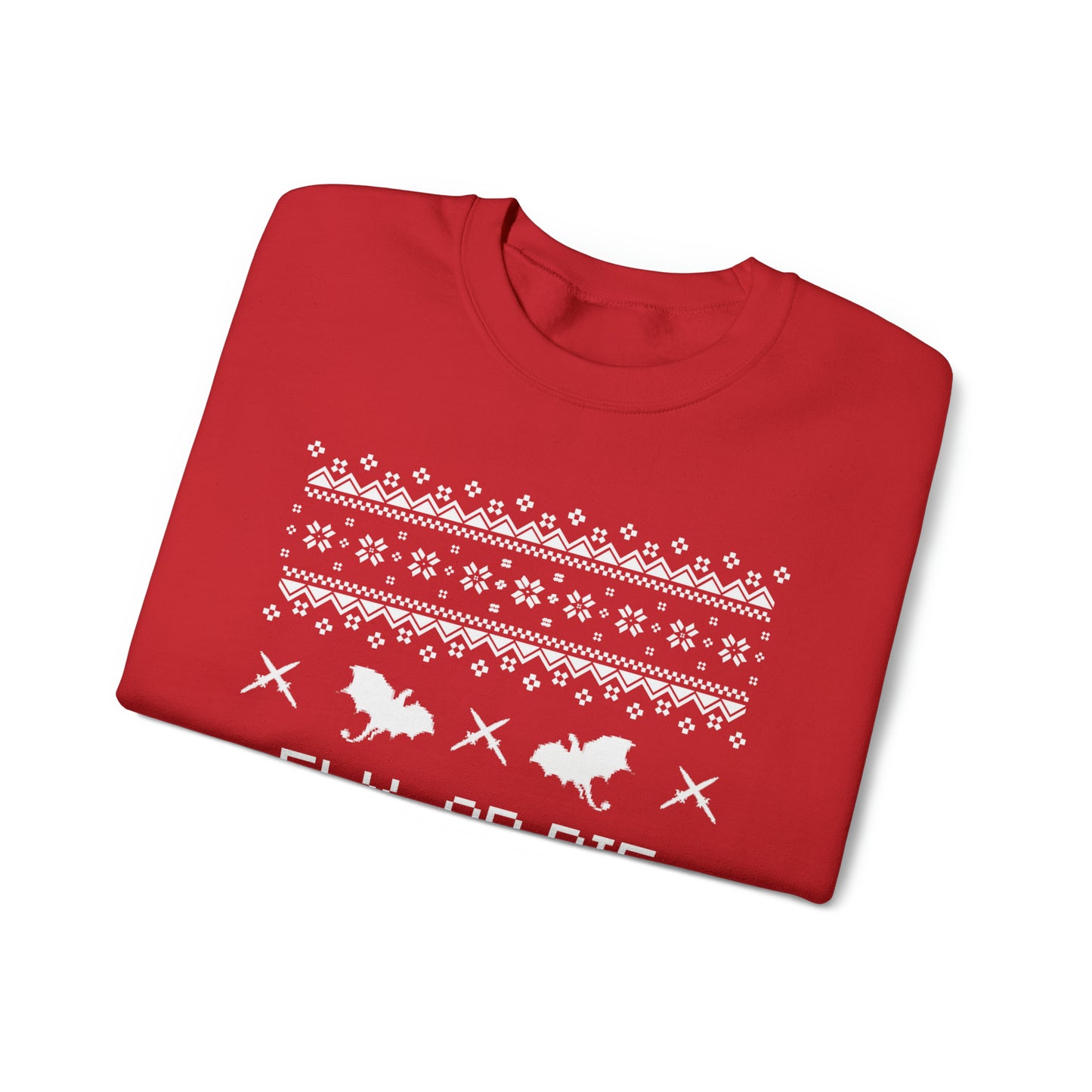 8-Bit Dragon Christmas version 2 - Unisex Sweatshirt