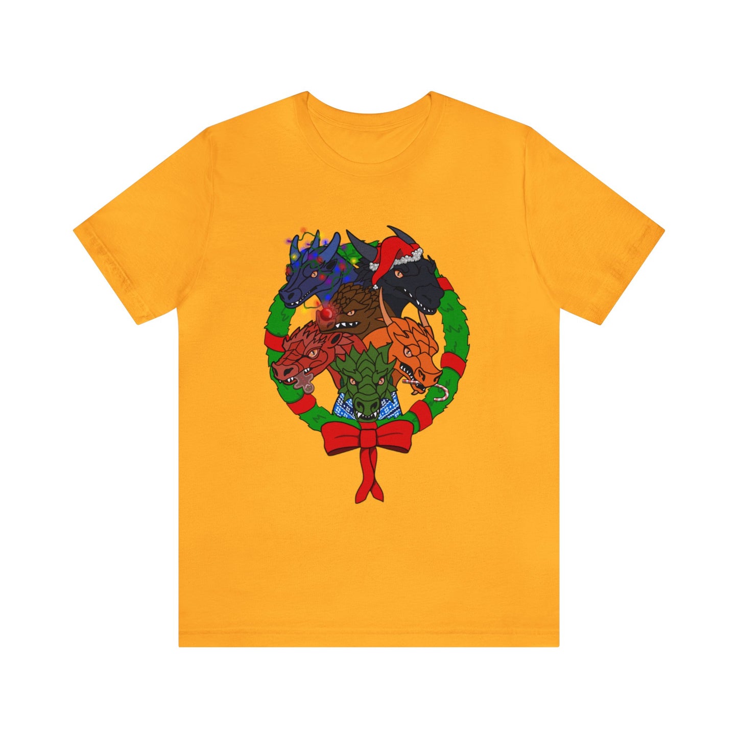 Dragon Christmas with no snow version - Unisex T-shirt
