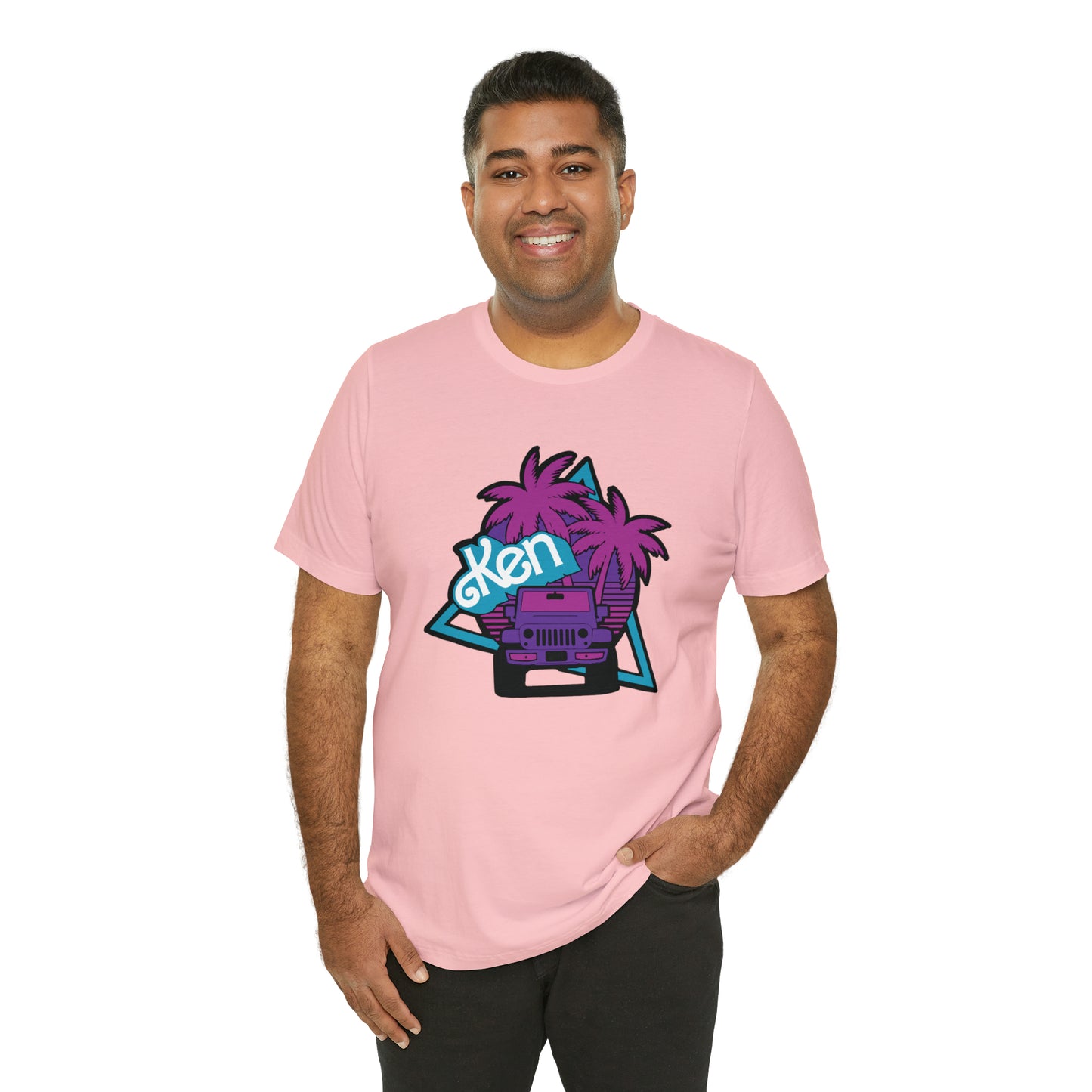 Neon Ken, Beep Beep KEN Jeep, Unisex Jersey Short Sleeve Tee