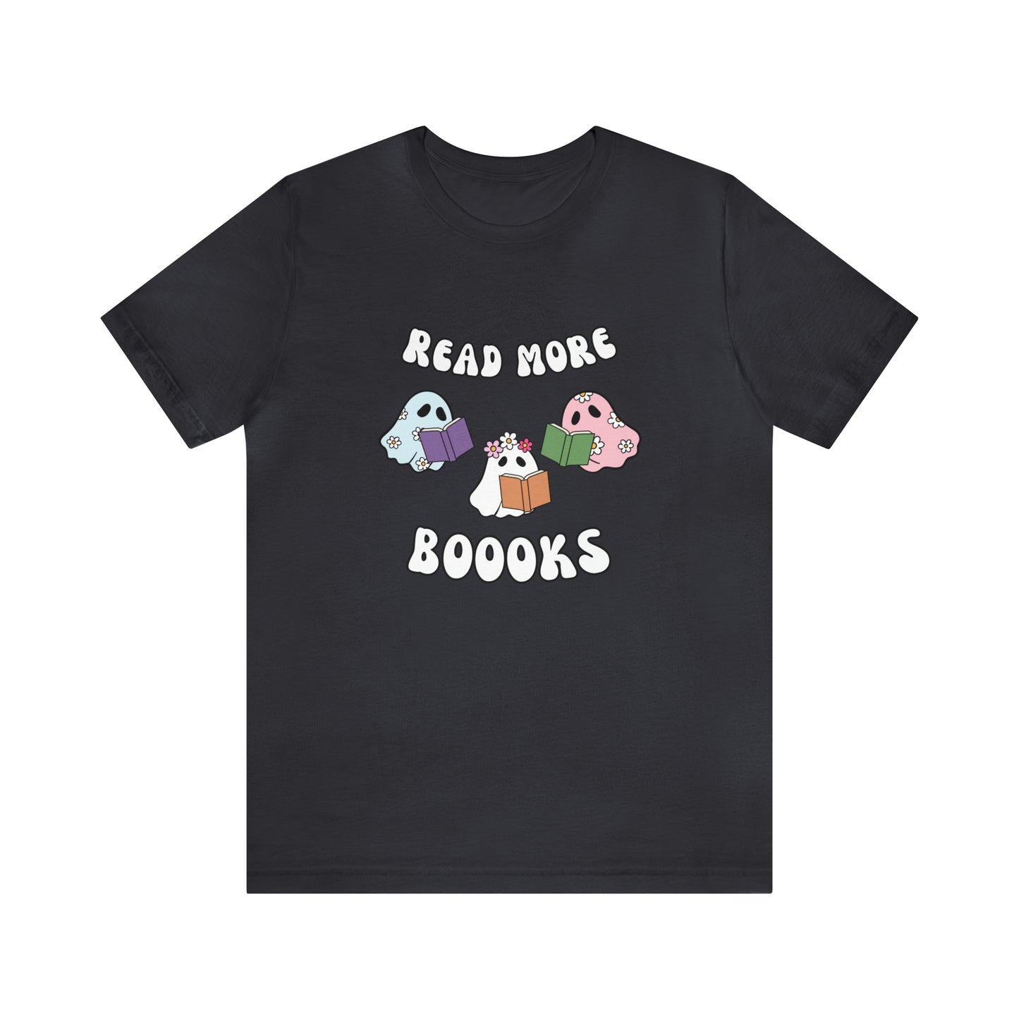 Read More Boooks Ghouls, Unisex Jersey Short Sleeve Tee