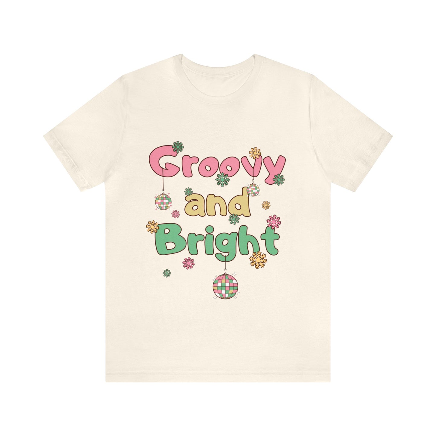 Pinkish Groovy and Bright Jingle Disco Ball - Unisex T-shirt