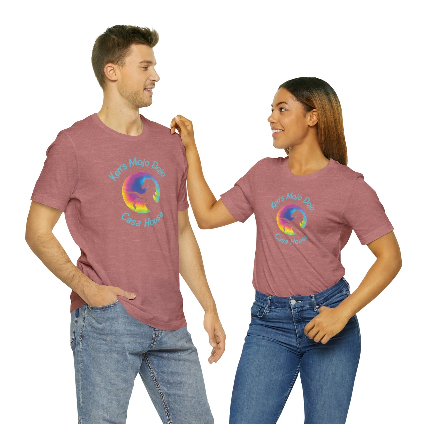 Tie Dye Moon Ken, Unisex Jersey Short Sleeve Tee