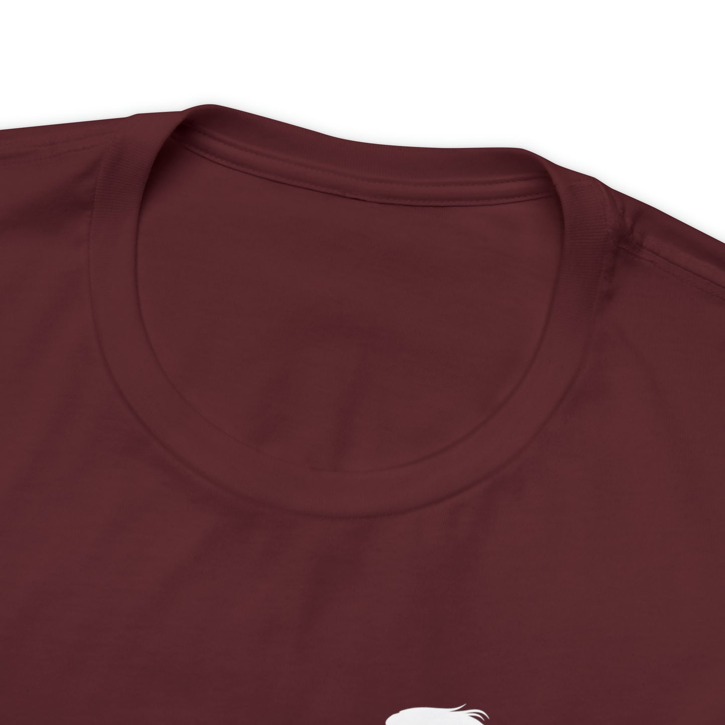 White Silhouette Horse, Mojo Dojo Casa House, Unisex Jersey Short Sleeve Tee