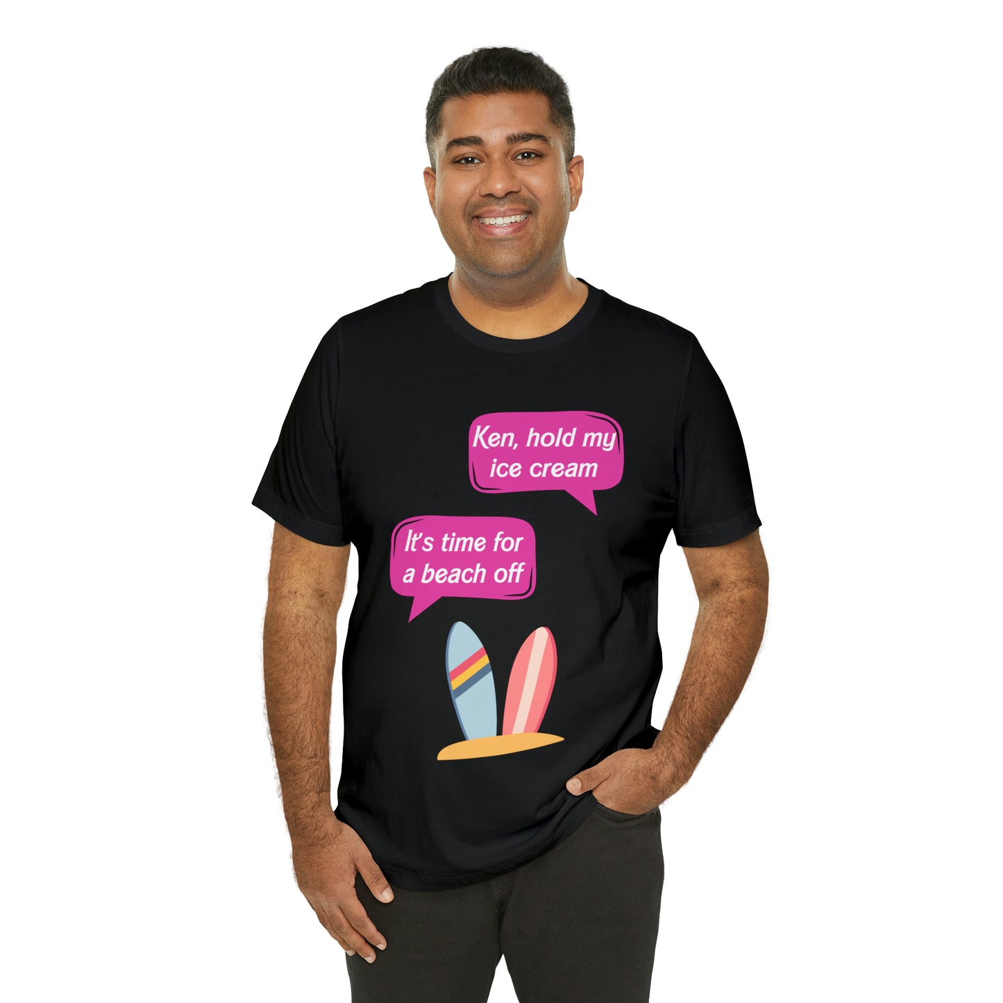 Beach off, Unisex Jersey Short Sleeve Tee