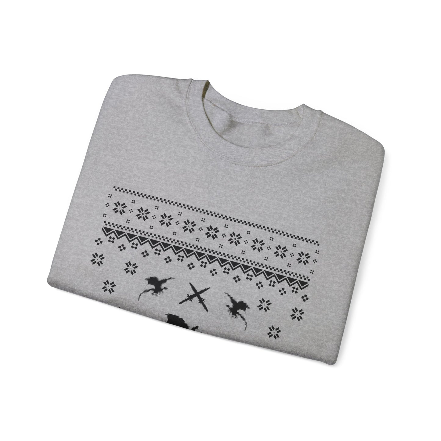 8-Bit Dragon Christmas version 4 - Unisex Sweatshirt