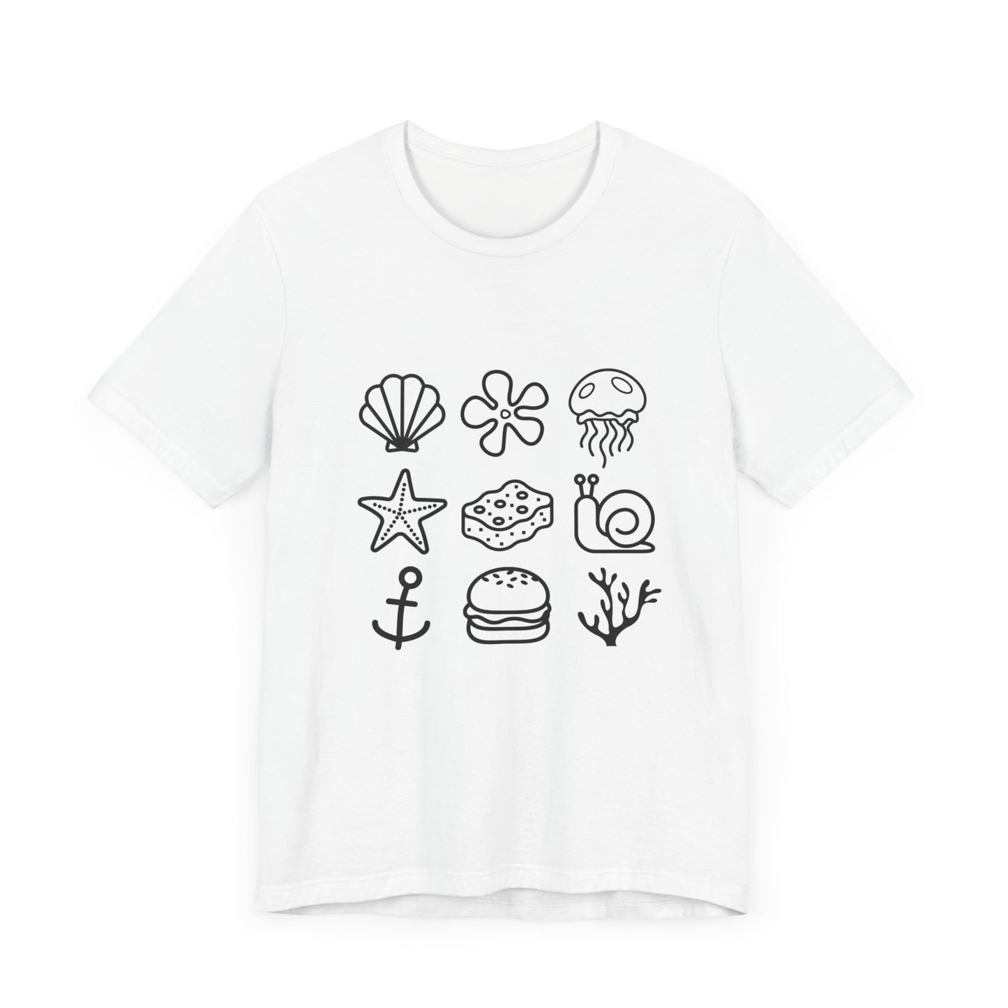 Spongey Minimalist Grid - Unisex Shirt