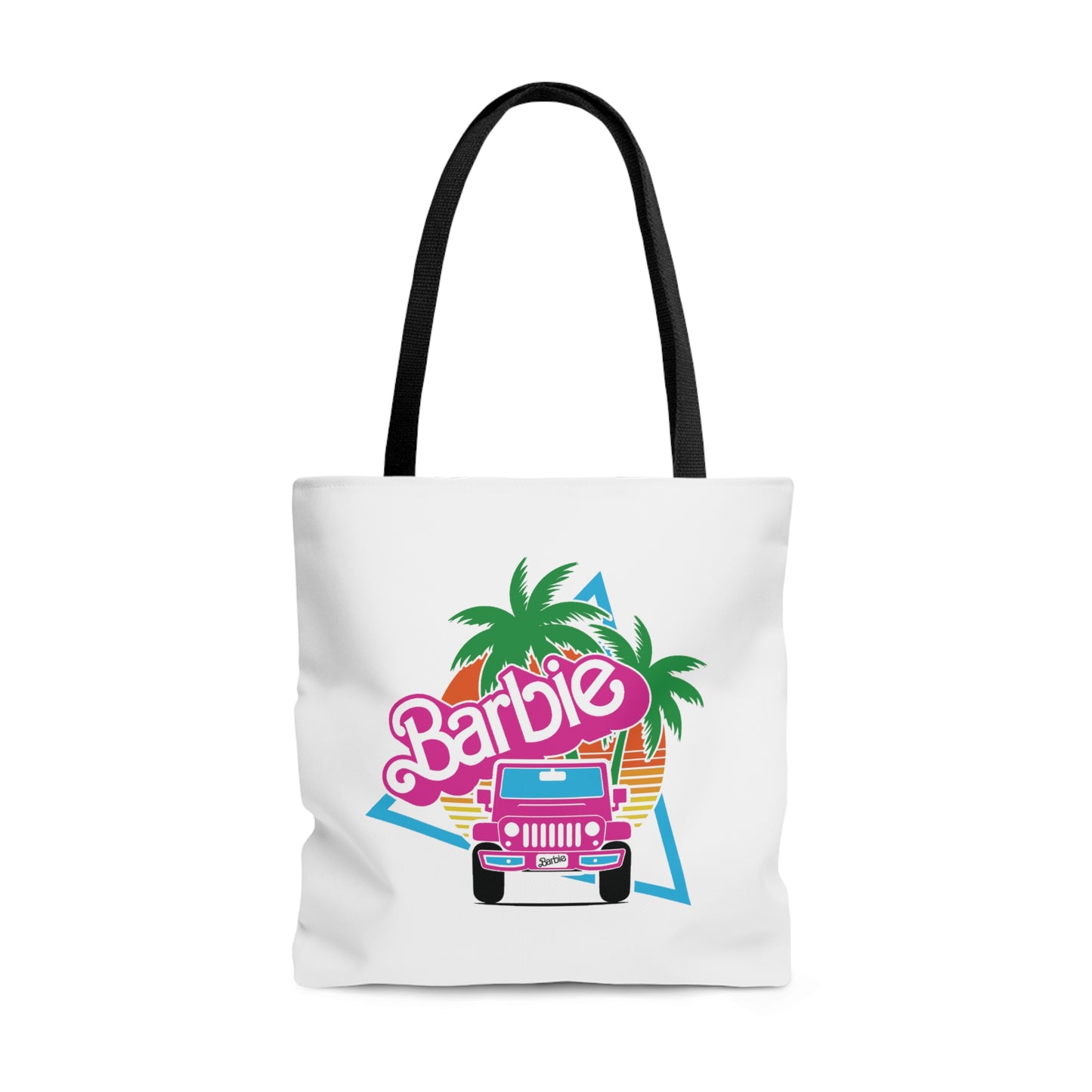White Kenough Barbie Jeep Tote Bag