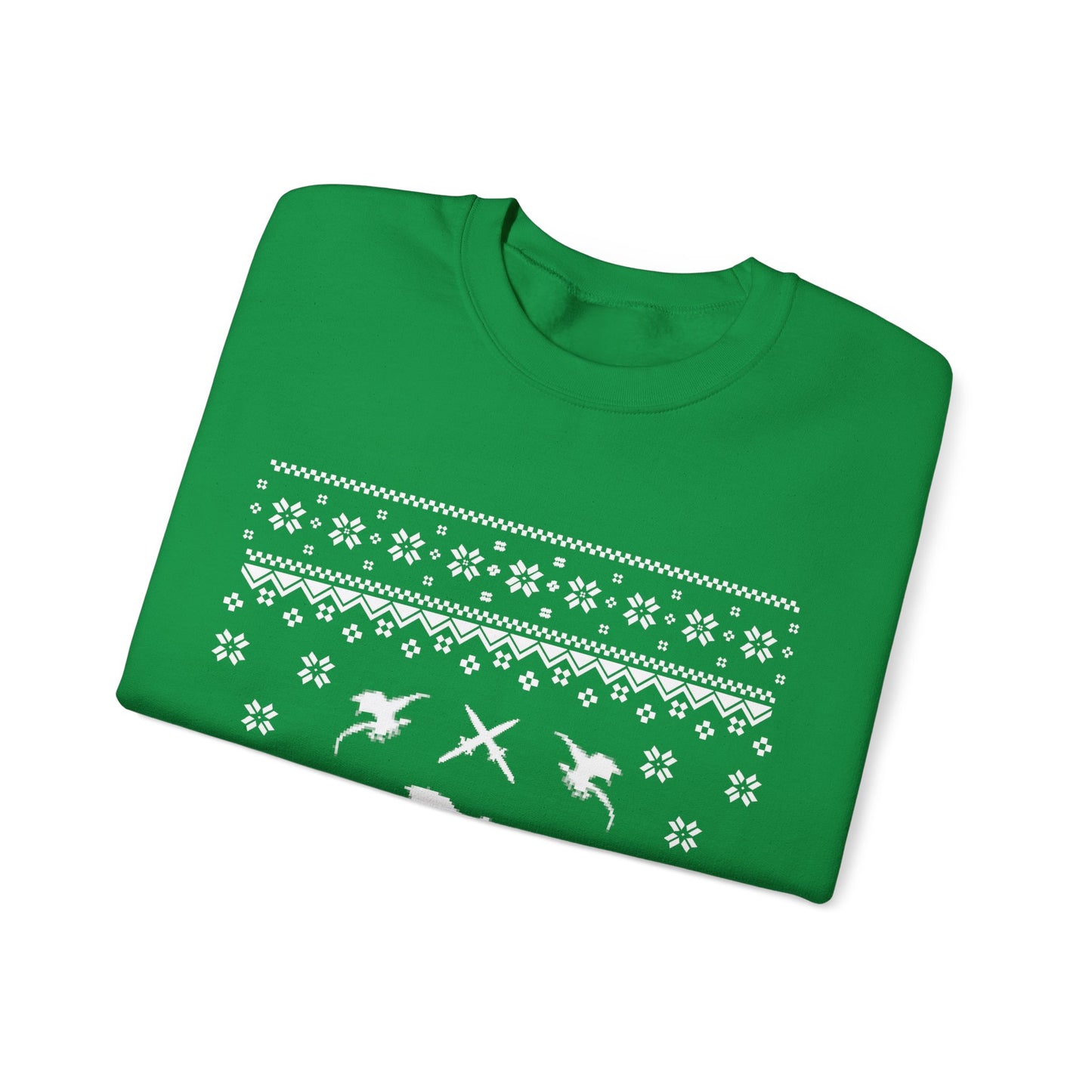 8-Bit Dragon Christmas version 4 - Unisex Sweatshirt