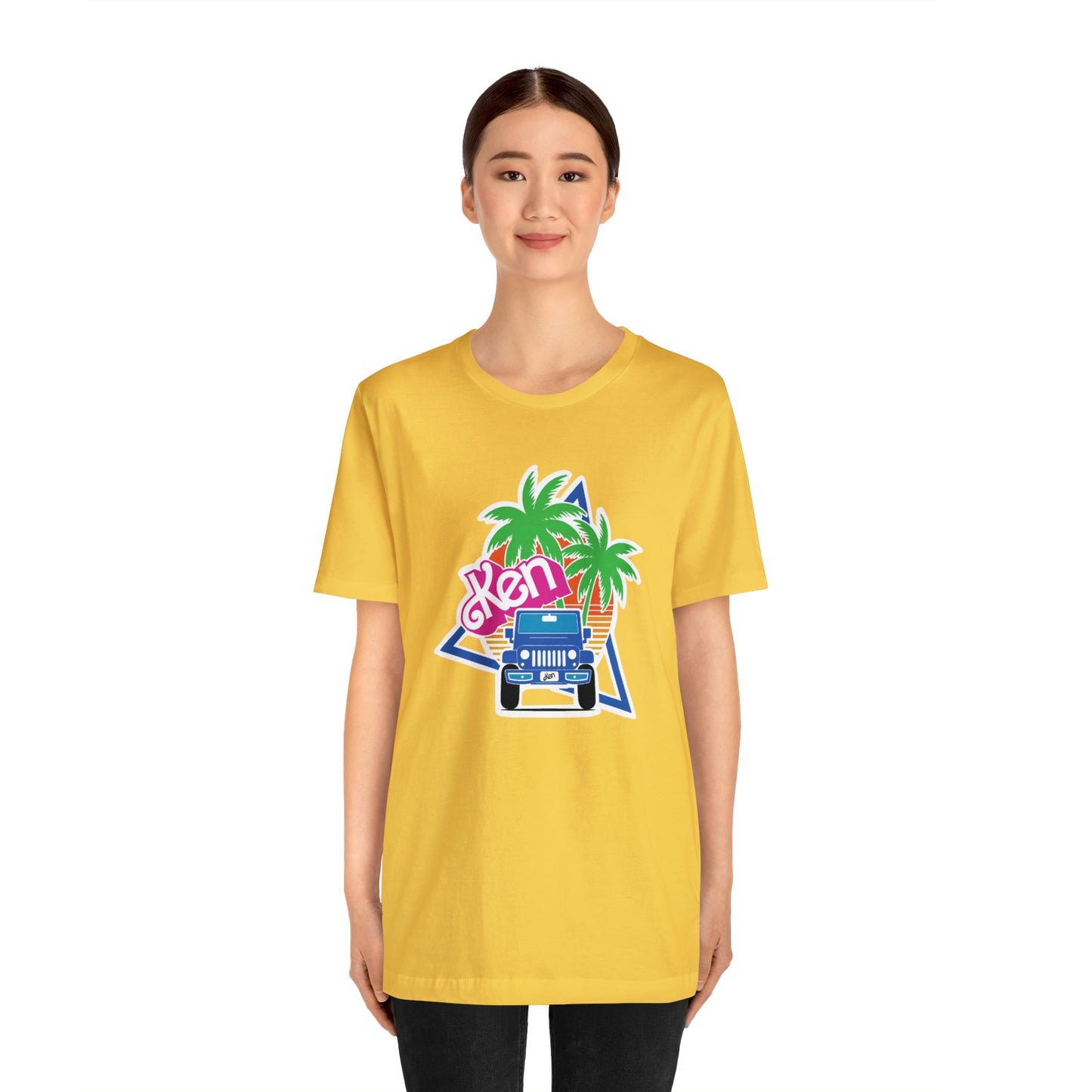 Blue Ken, Beep Beep KEN Jeep, Unisex Jersey Short Sleeve Tee
