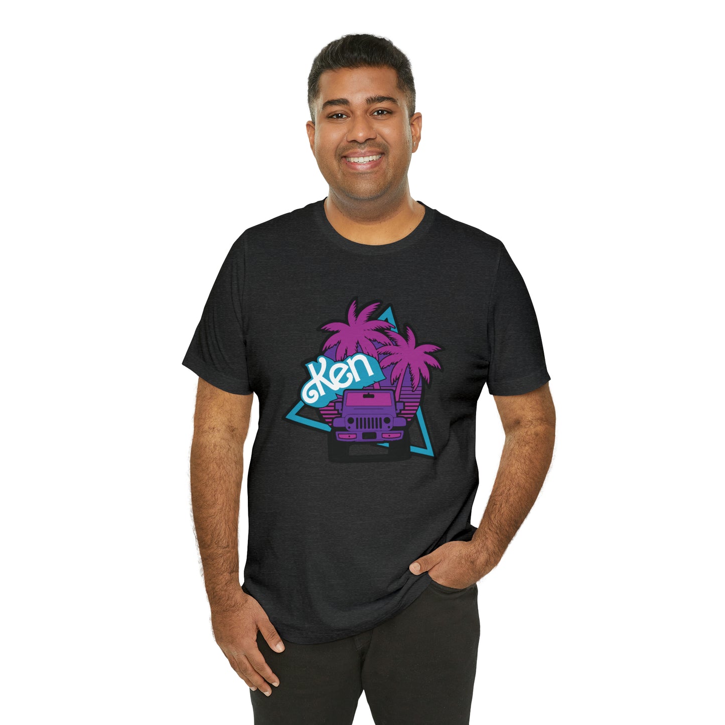 Neon Ken, Beep Beep KEN Jeep, Unisex Jersey Short Sleeve Tee