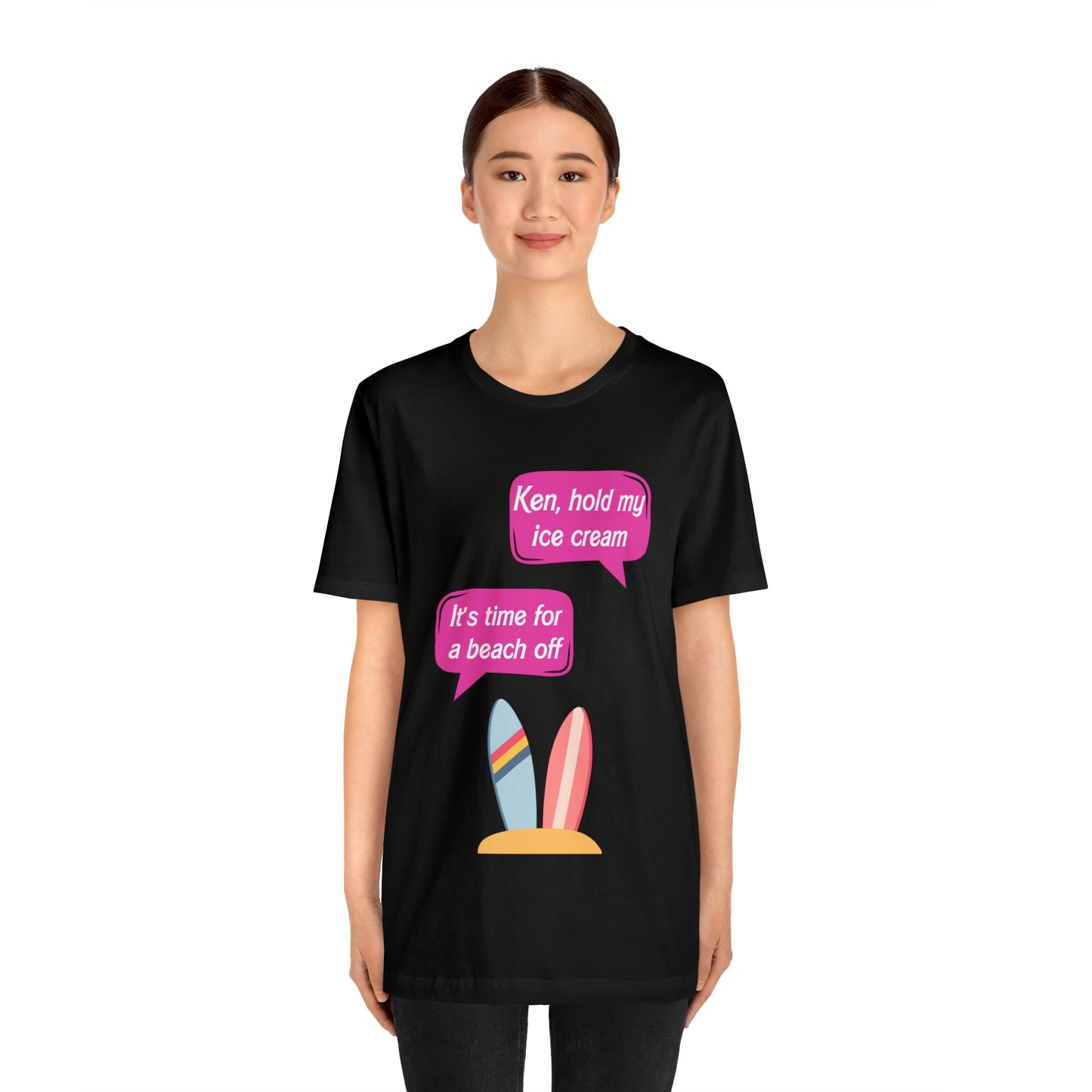 Beach off, Unisex Jersey Short Sleeve Tee