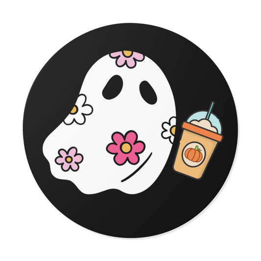 Copy of Color Flower Ghost, Water-Resistant Vinyl Sticker