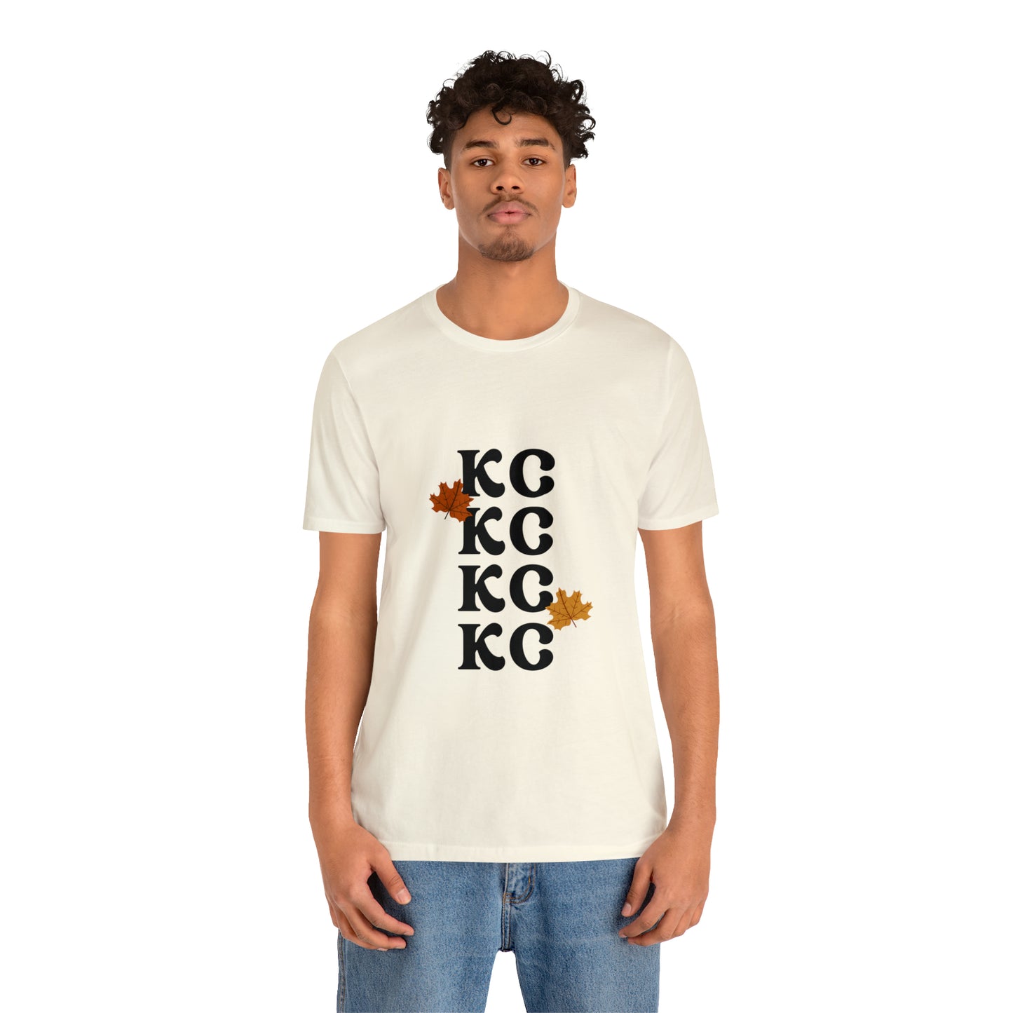 Black Text - Kansas City Fall, Unisex Jersey Short Sleeve Tee