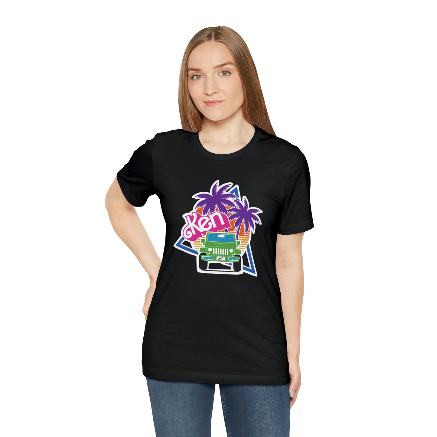 Green Ken, Beep Beep KEN Jeep, Unisex Jersey Short Sleeve Tee