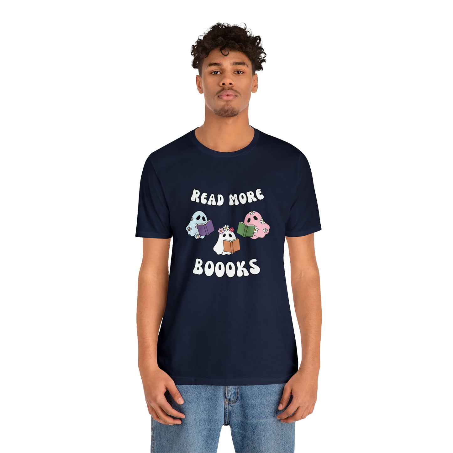 Read More Boooks Ghouls, Unisex Jersey Short Sleeve Tee