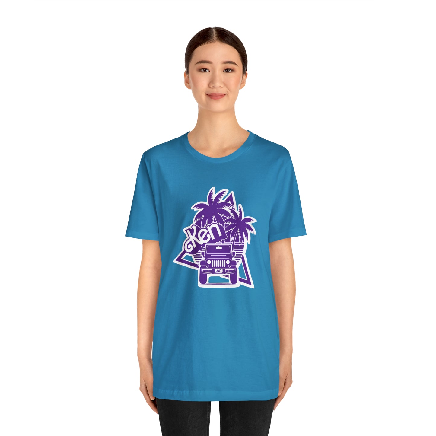 All Purple Ken, Beep Beep KEN Jeep, Unisex Jersey Short Sleeve Tee