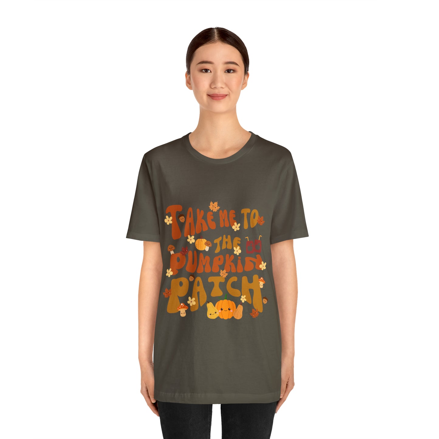 Take me to the Pumpkin Patch, Unisex Jersey Short Sleeve Tee