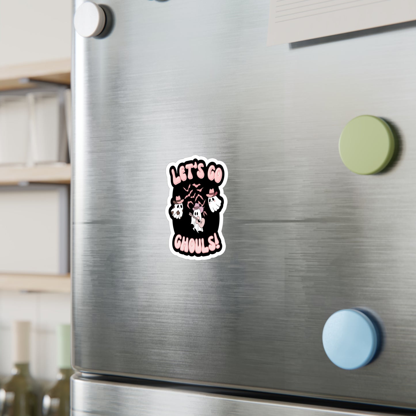 Let's Go Ghouls - Black sticker