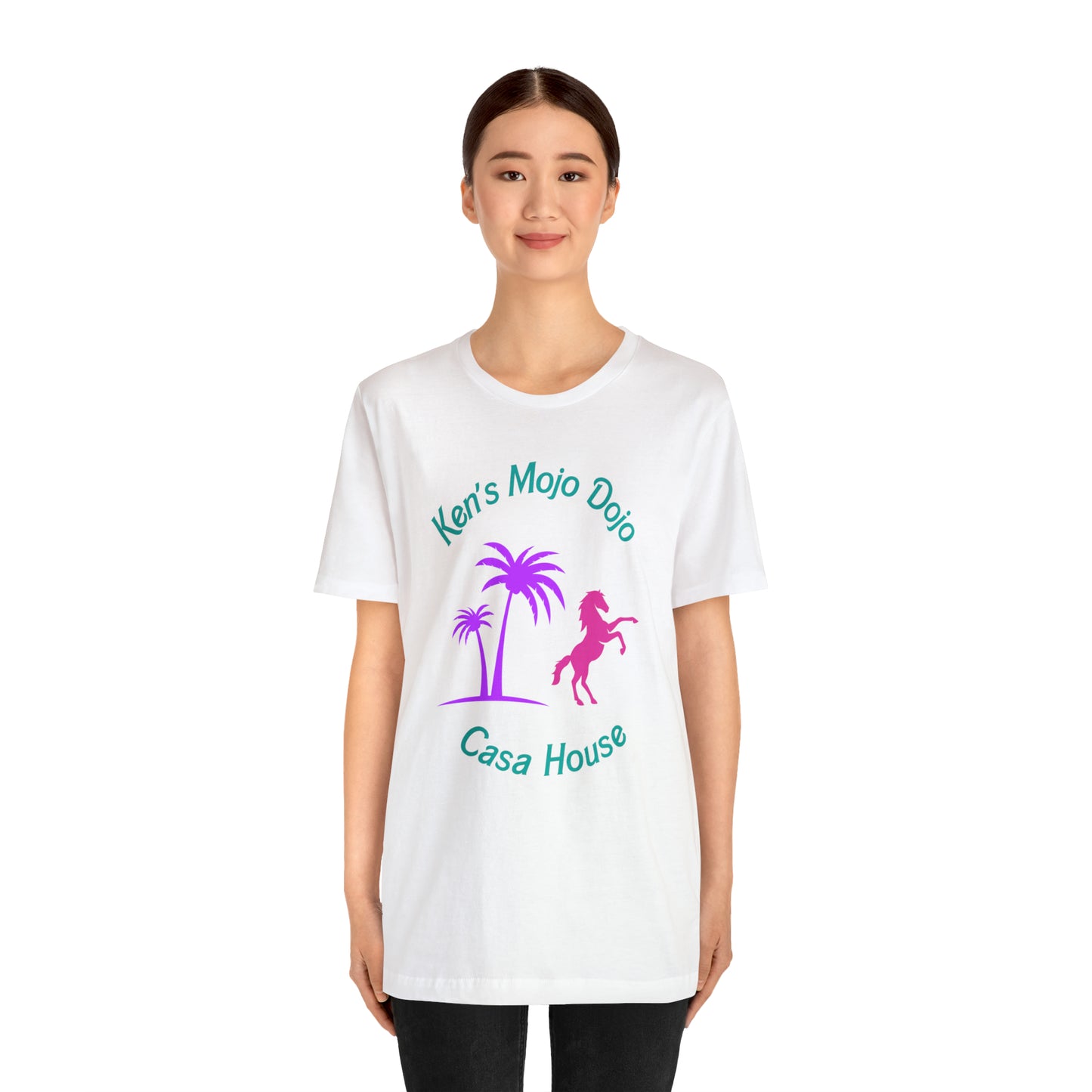 Palm Horse, Mojo Dojo Casa House, Unisex Jersey Short Sleeve Tee