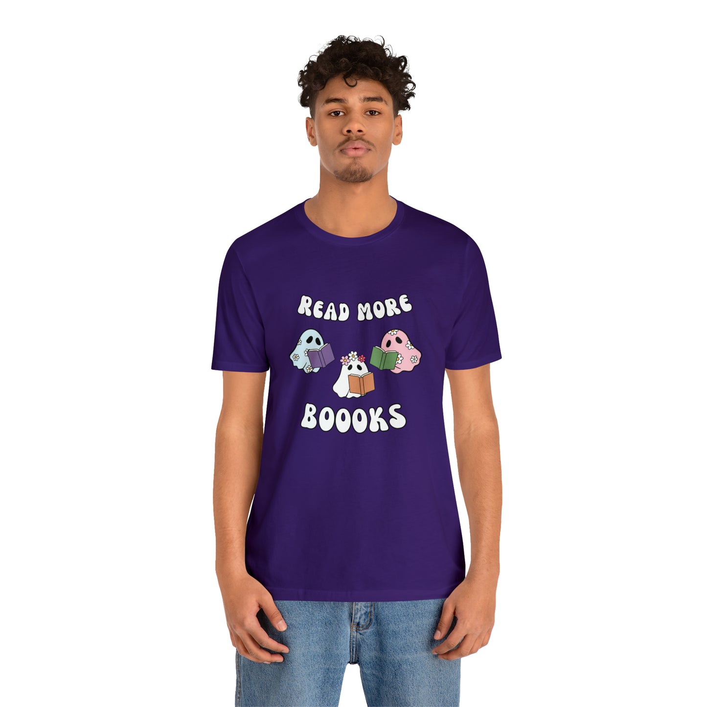 Read More Boooks Ghouls, Unisex Jersey Short Sleeve Tee