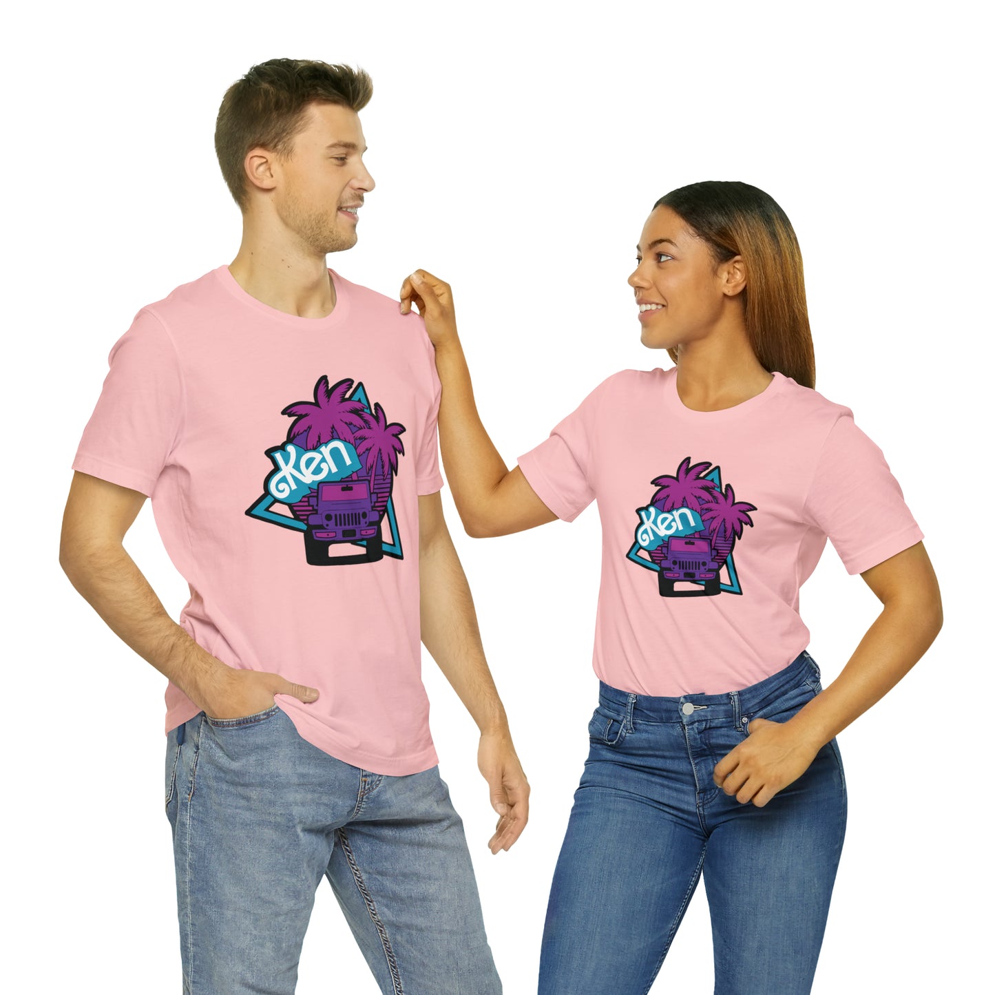 Neon Ken, Beep Beep KEN Jeep, Unisex Jersey Short Sleeve Tee