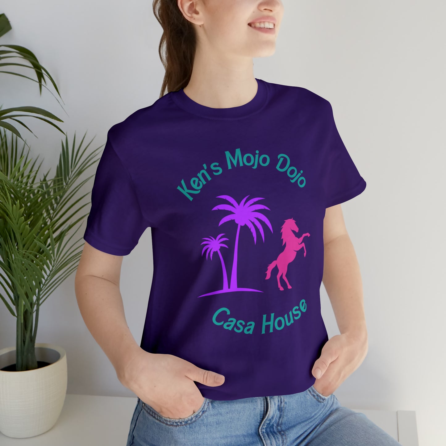 Palm Horse, Mojo Dojo Casa House, Unisex Jersey Short Sleeve Tee