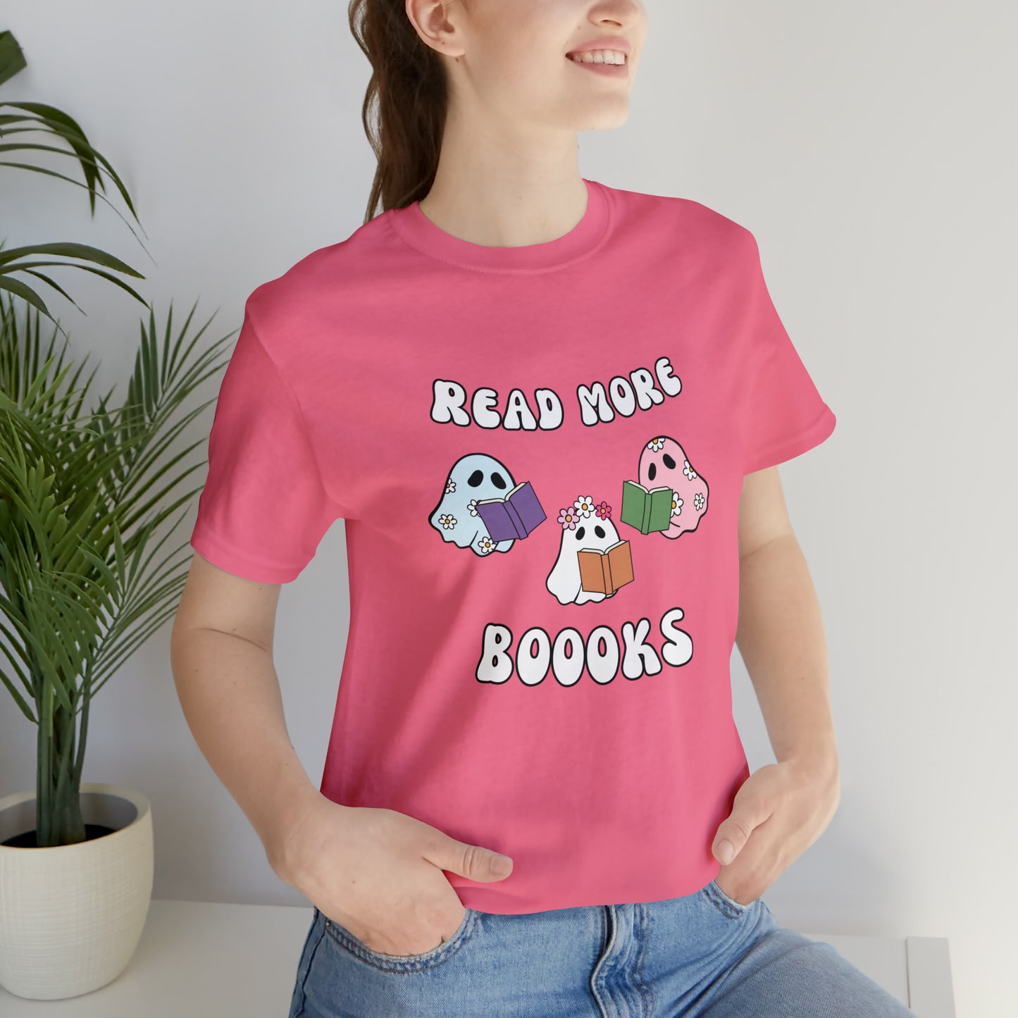 Read More Boooks Ghouls, Unisex Jersey Short Sleeve Tee