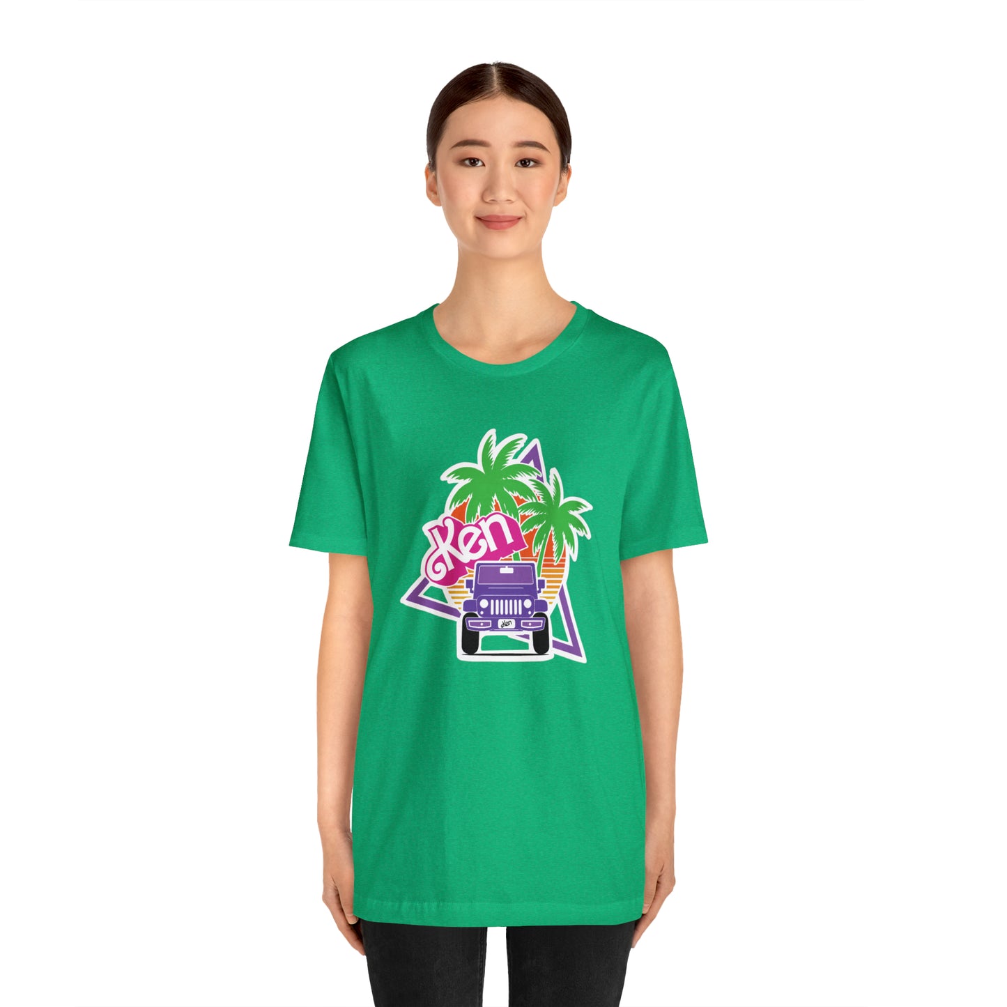 Purple Ken, Beep Beep KEN Jeep, Unisex Jersey Short Sleeve Tee