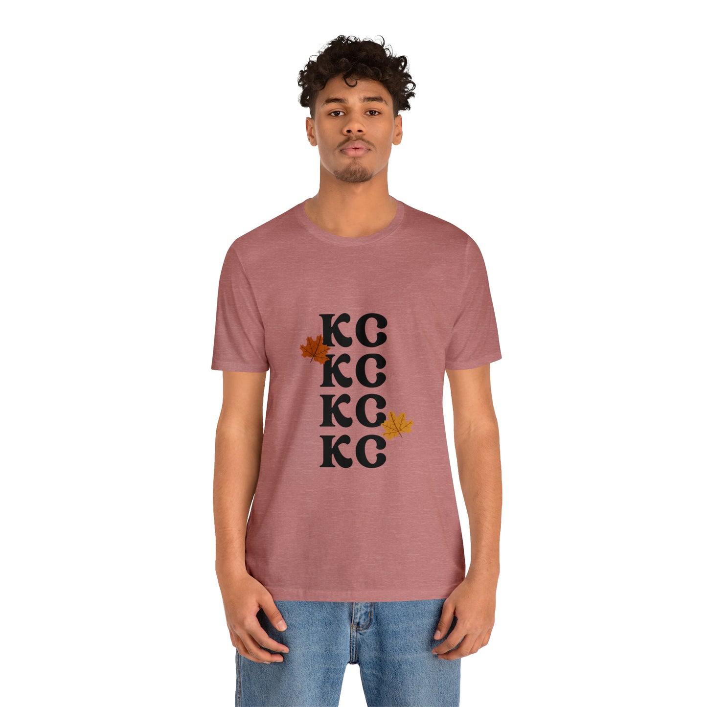 Black Text - Kansas City Fall, Unisex Jersey Short Sleeve Tee