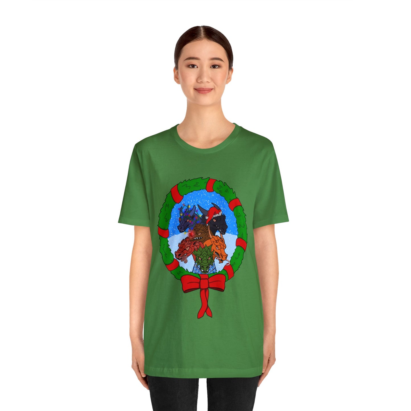 Dragon Christmas with Snowglobe Version - Unisex T-shirt