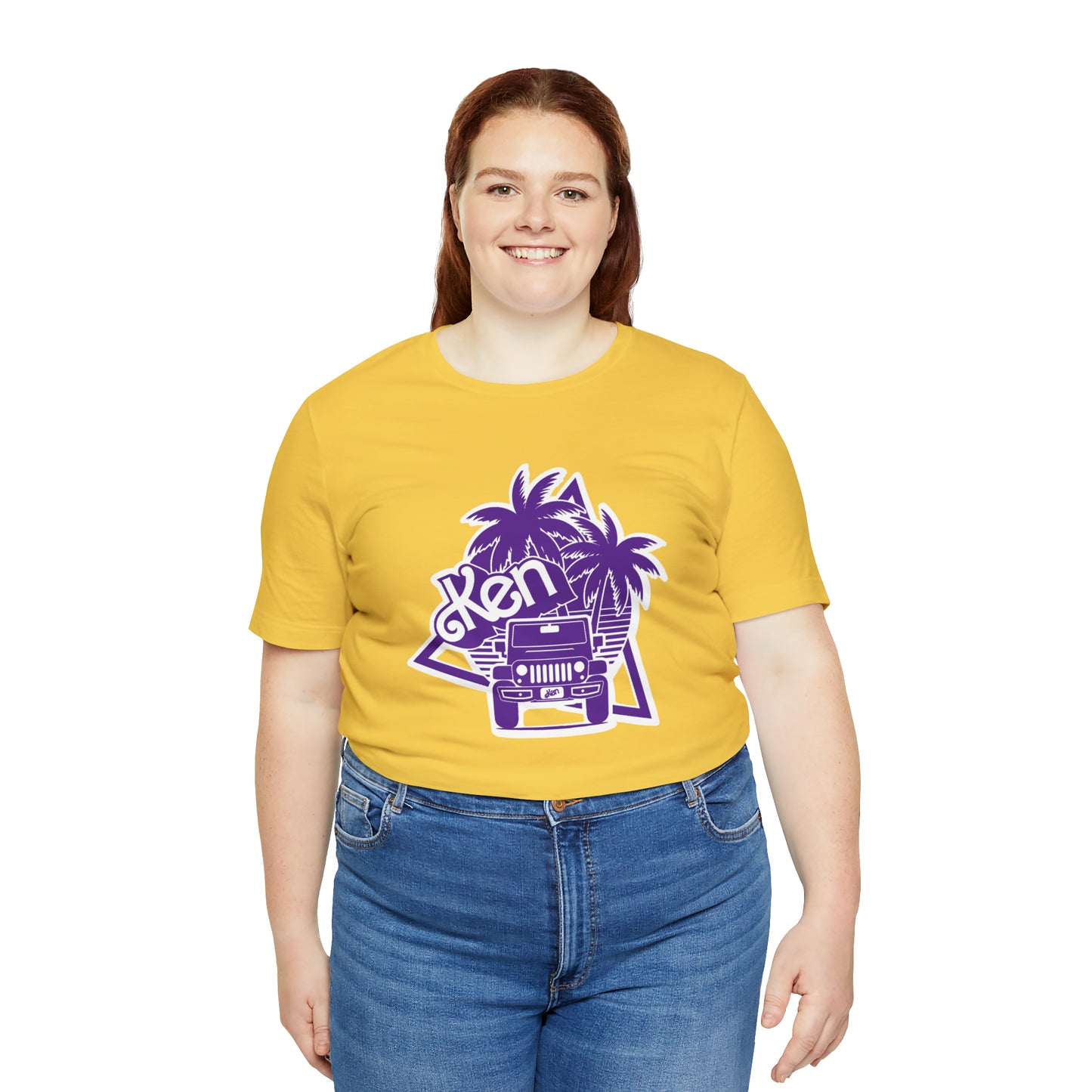 All Purple Ken, Beep Beep KEN Jeep, Unisex Jersey Short Sleeve Tee