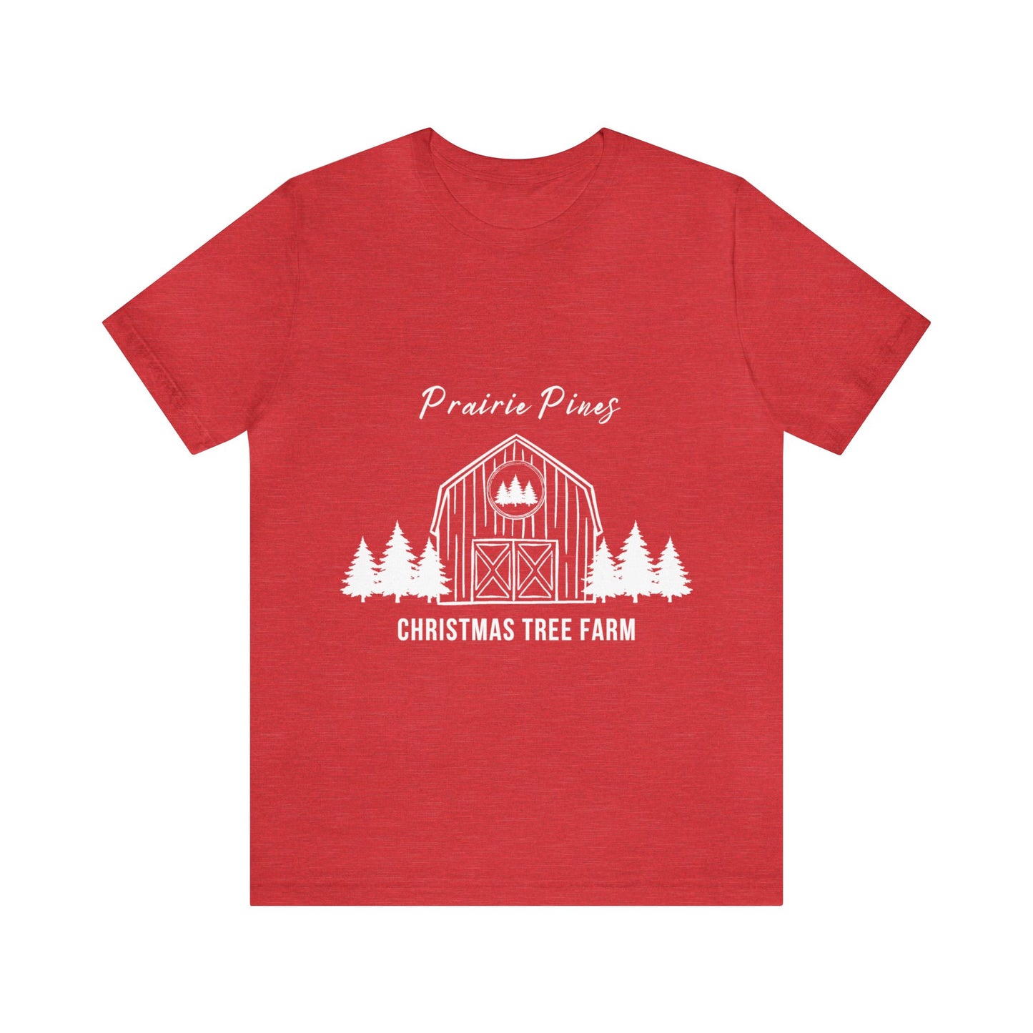 Prairie Pines White Text - Unisex T-shirt