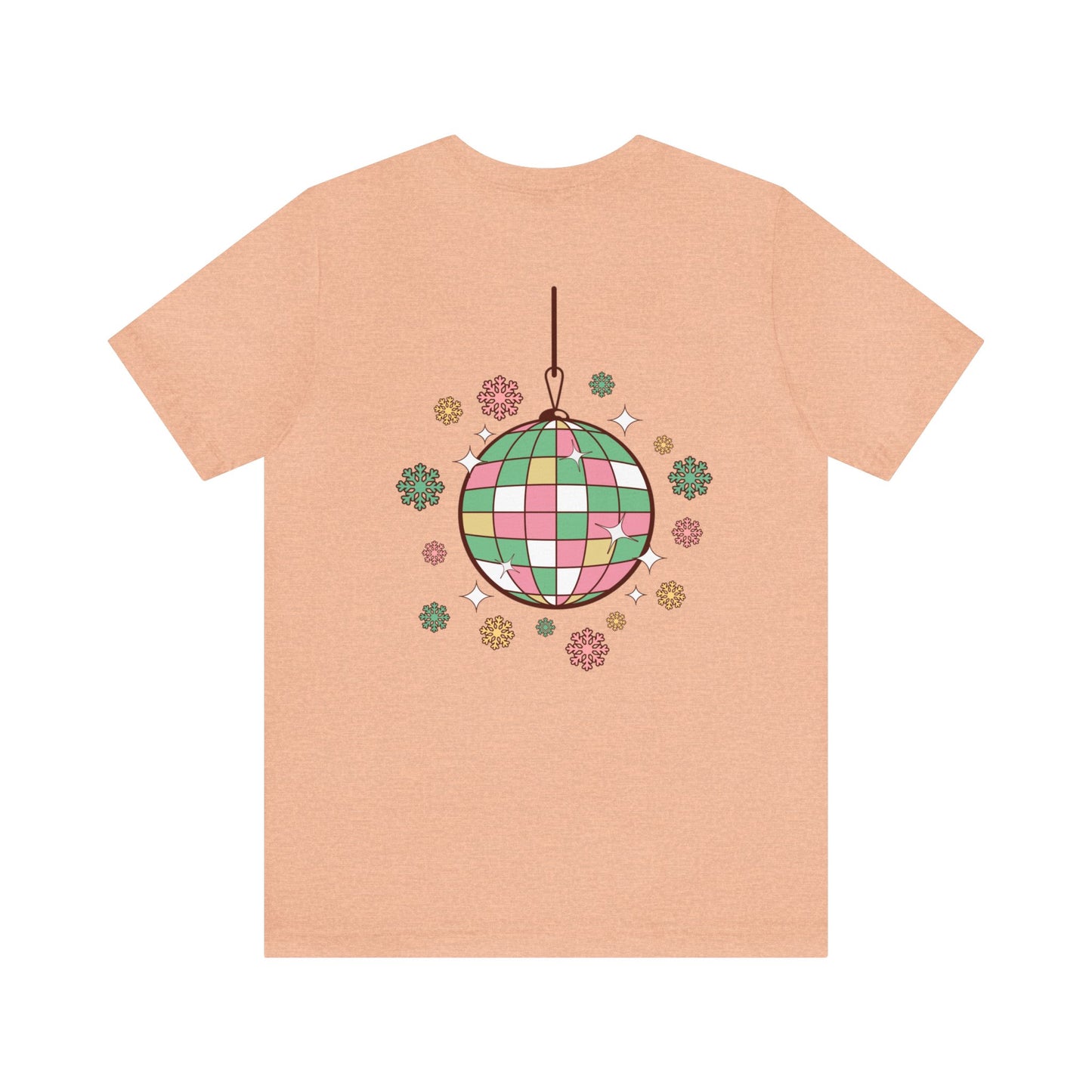 Pinkish Groovy and Bright Jingle Disco Ball - Unisex T-shirt