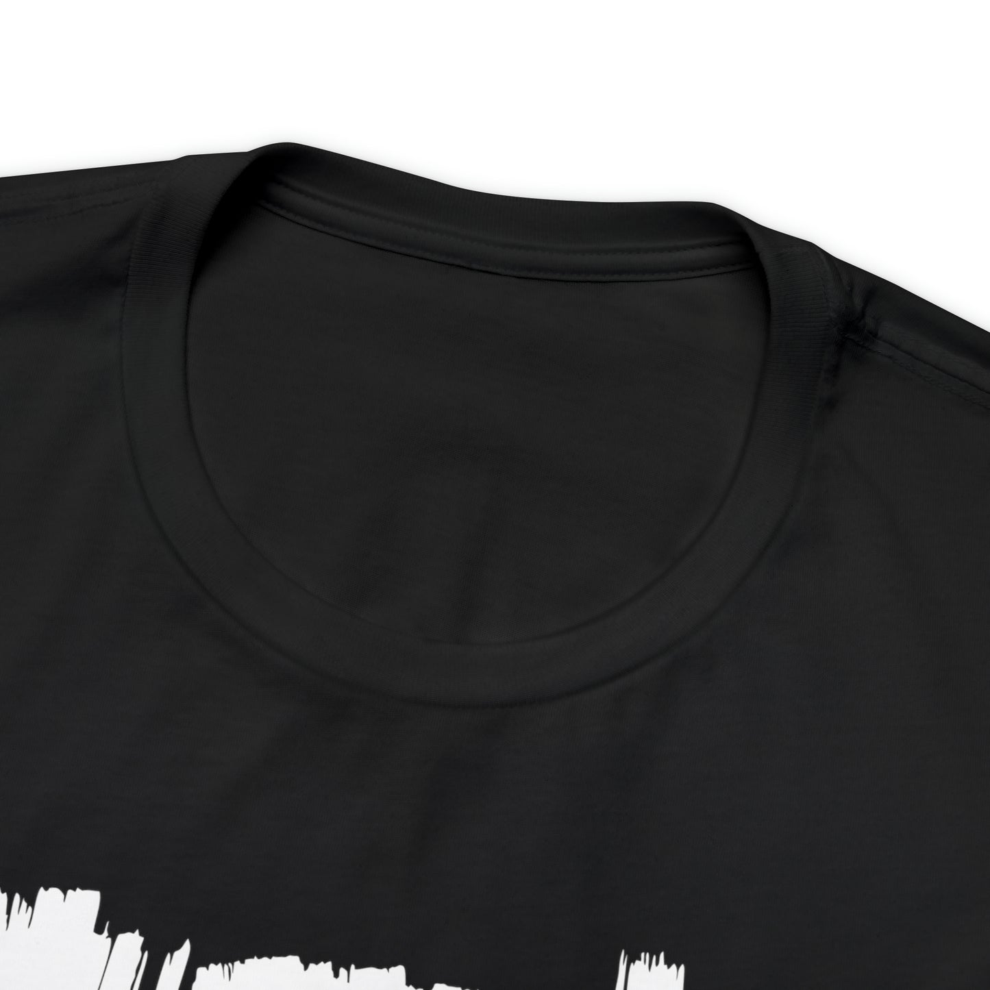 Vertical paint WHITE LETTER Elder Emo, Unisex Jersey Short Sleeve Tee