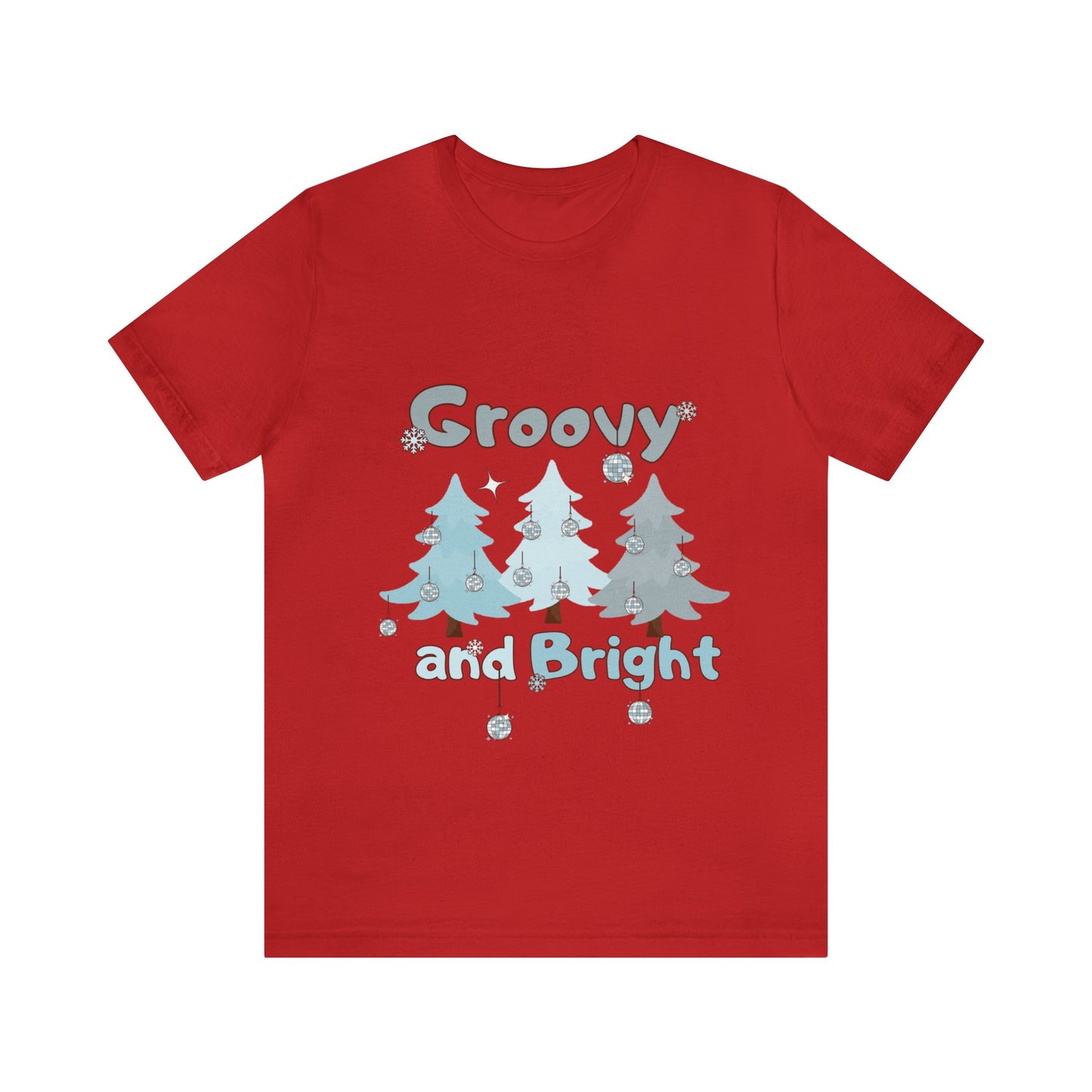 Merry and Bright Jingle Ball Christmas Tree - Unisex T-shirt