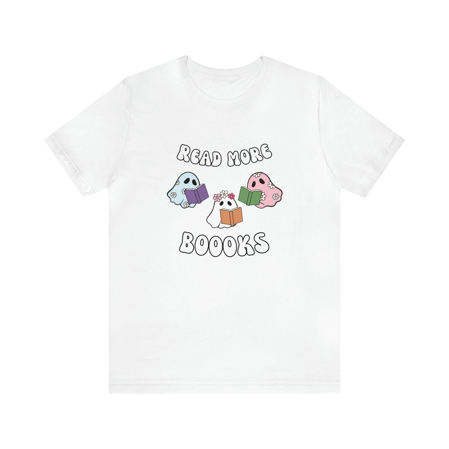 Read More Boooks Ghouls, Unisex Jersey Short Sleeve Tee