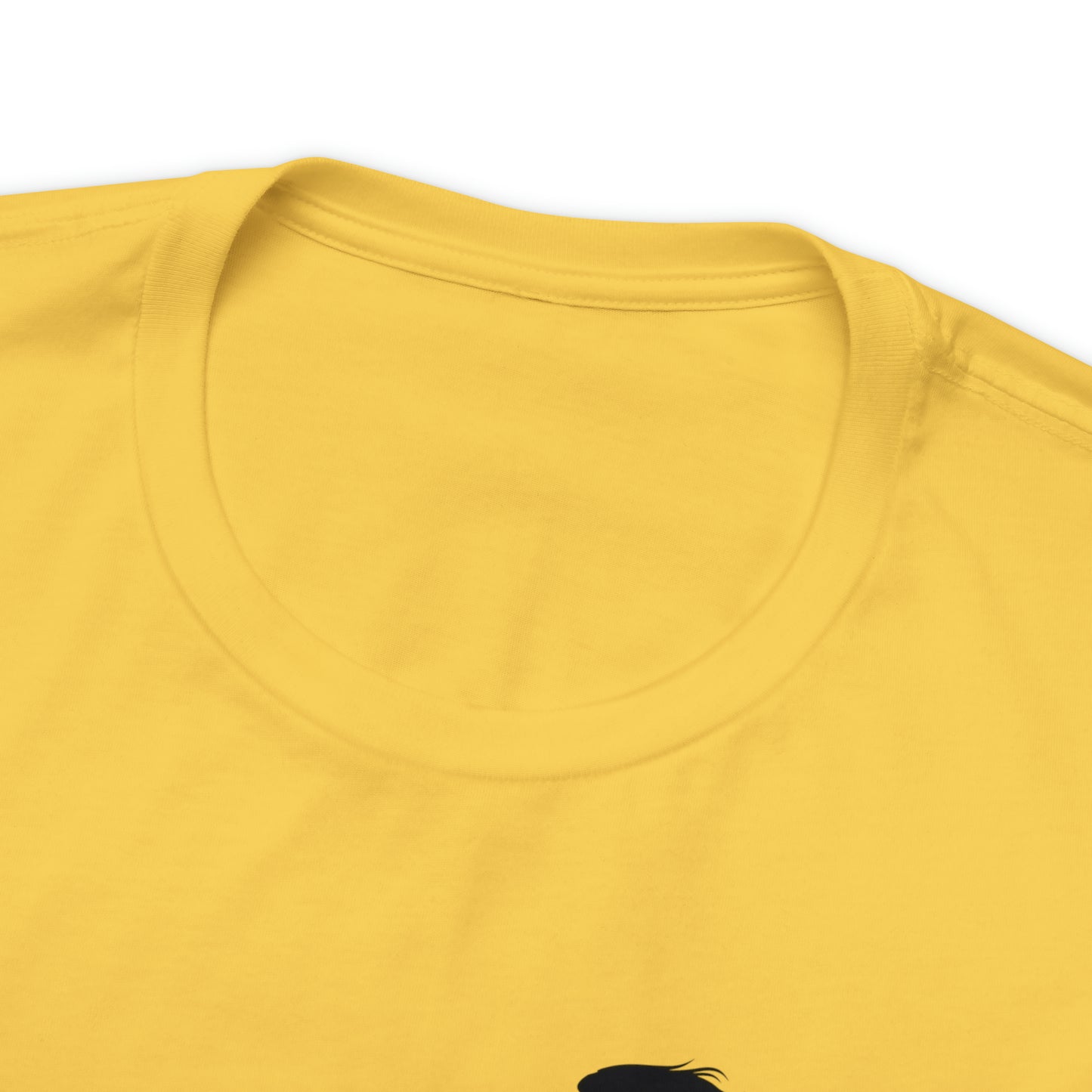 Black Silhouette Horse, Mojo Dojo Casa House, Unisex Jersey Short Sleeve Tee