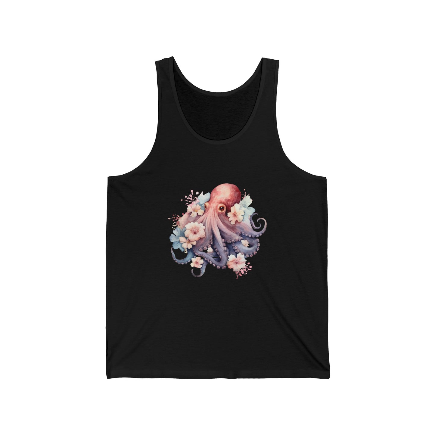 Unisex Octopus Jersey Tank