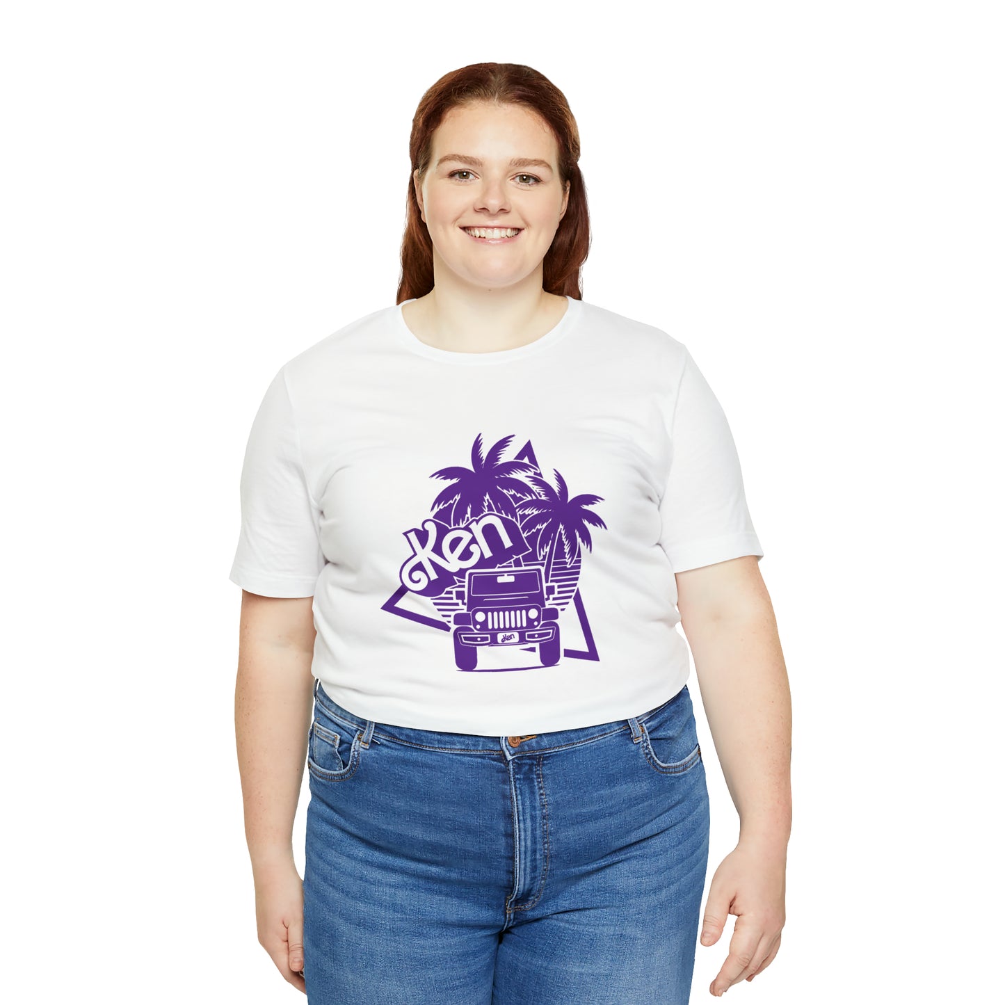 All Purple Ken, Beep Beep KEN Jeep, Unisex Jersey Short Sleeve Tee