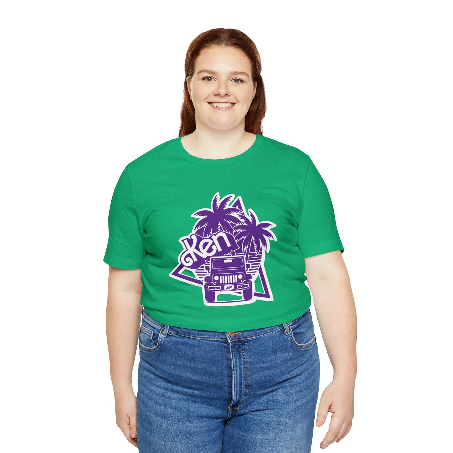 All Purple Ken, Beep Beep KEN Jeep, Unisex Jersey Short Sleeve Tee