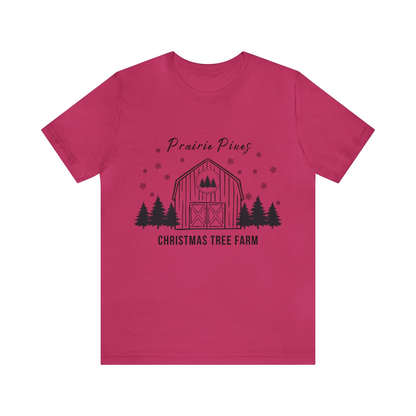 Prairie Pines Black Text - Unisex T-shirt