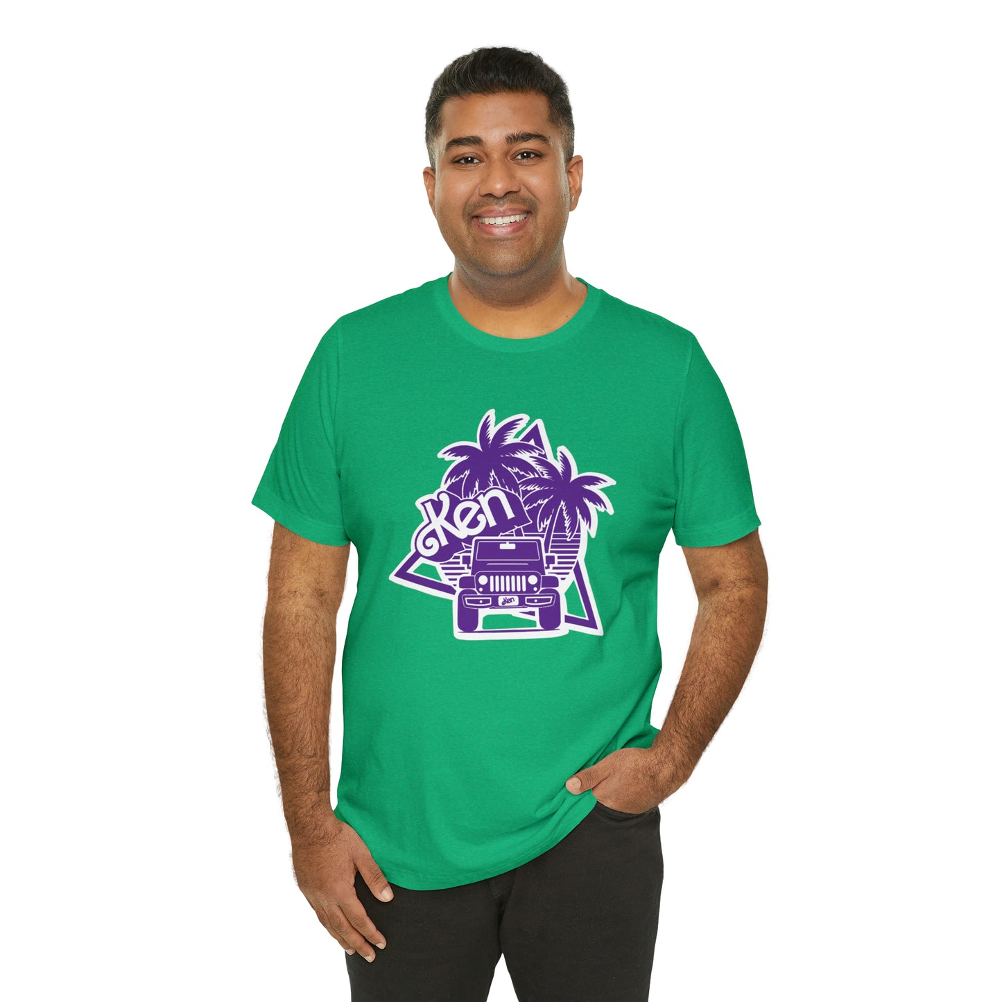 All Purple Ken, Beep Beep KEN Jeep, Unisex Jersey Short Sleeve Tee