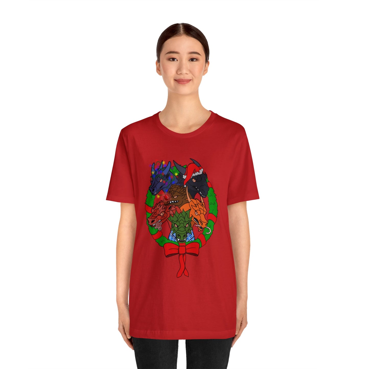 Dragon Christmas with no snow version - Unisex T-shirt