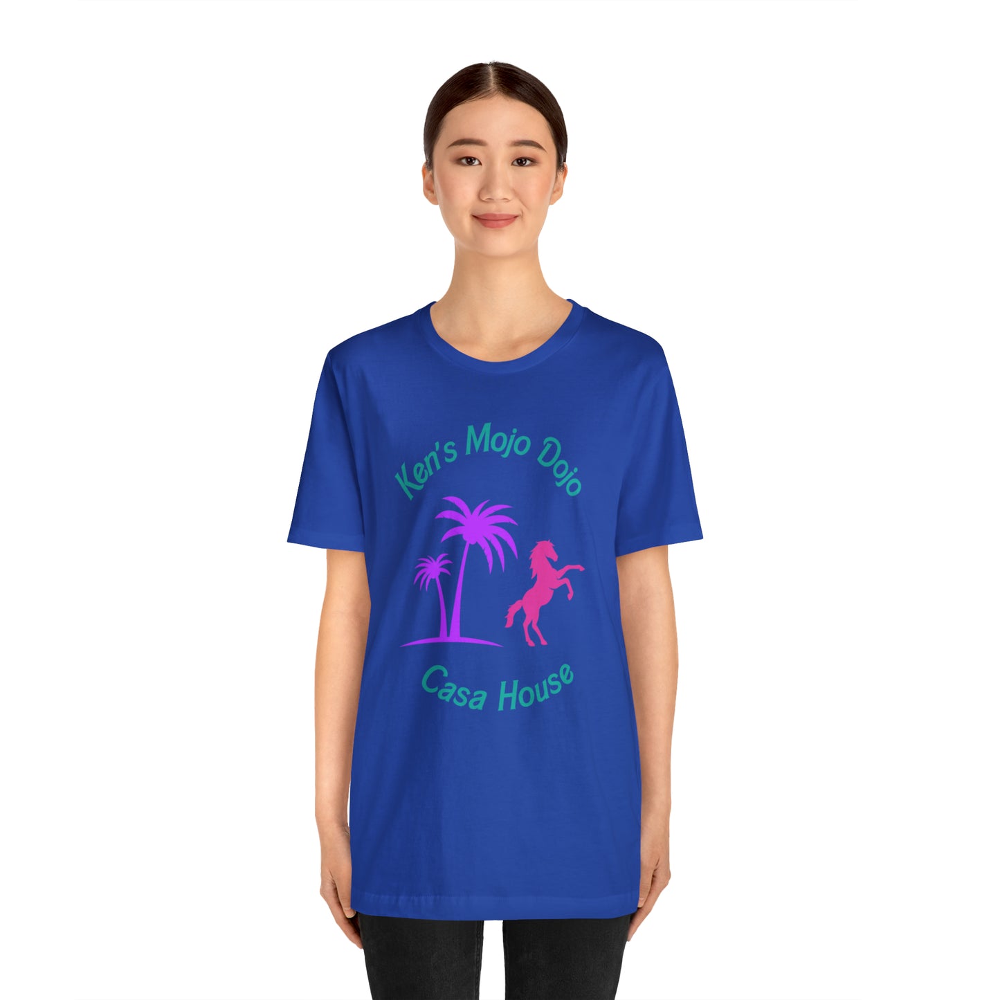 Palm Horse, Mojo Dojo Casa House, Unisex Jersey Short Sleeve Tee